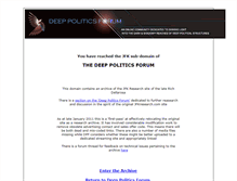 Tablet Screenshot of jfk.deeppoliticsforum.com